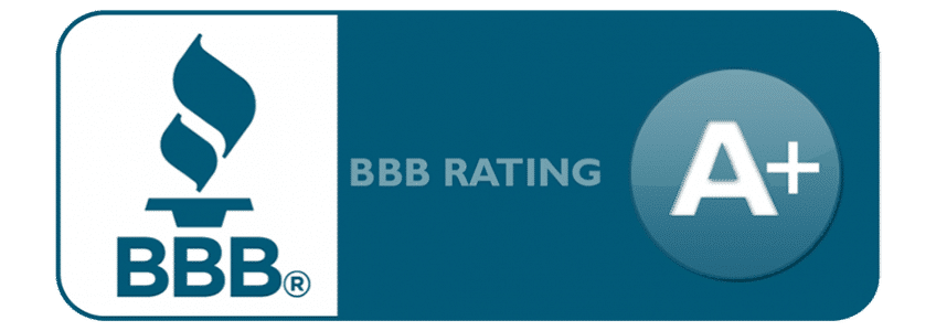 BBB Rateing A+ logo